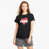 T-shirt nera con stampa Puma Heart, Abbigliamento Sport, SKU a712000069, Immagine 0